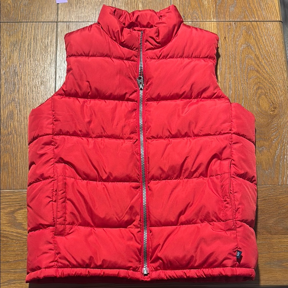 Kids Red Puffer Vest